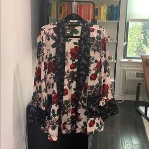 Equipment silk tuxedo jacket